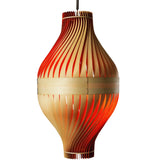 suspension bulm© XL. frêne intérieur orange