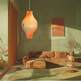 suspension bulm© XL. frêne intérieur orange