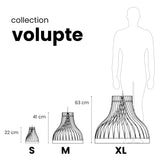 lampe de chevet à poser volupte© M. chêne intérieur orange